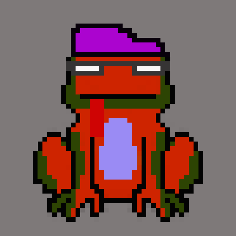 Whimsical Frog Family #7 static token preview