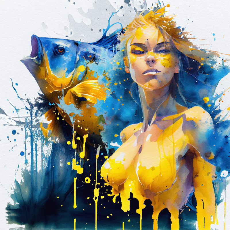 Artemis and Fish #24 static token preview