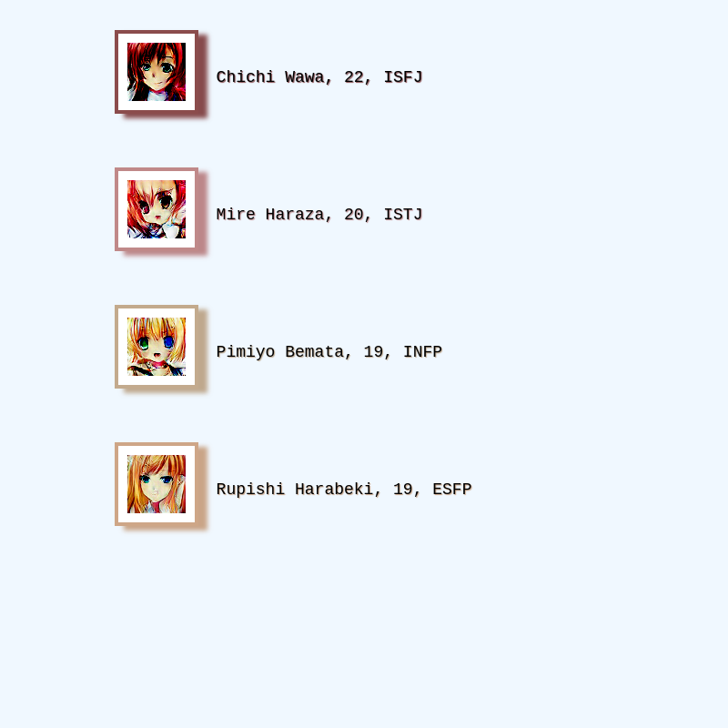 Ooh My Waifu static project preview