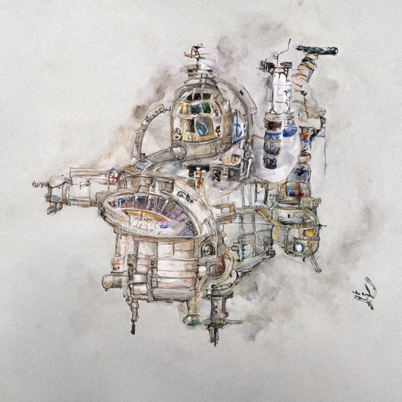 Utopian Space Castles #24 static token preview