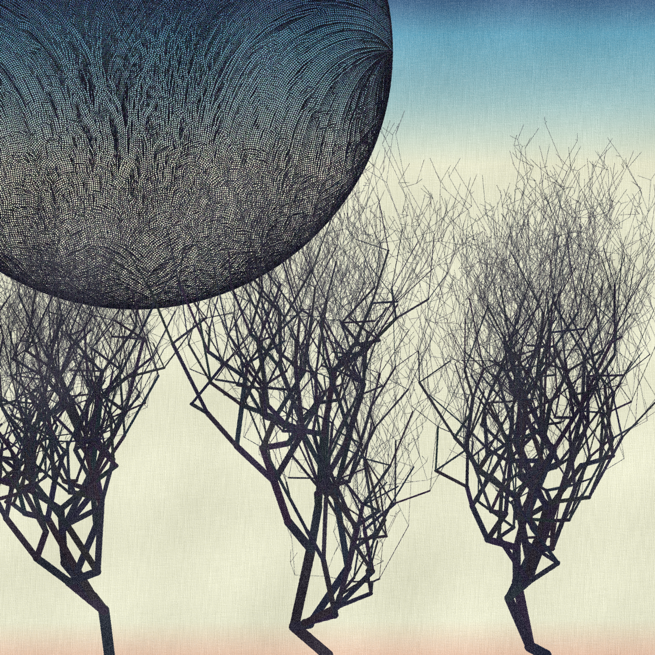 Three dead trees on earth #212 static token preview