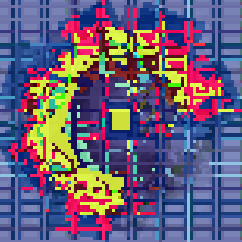 Psychedelic Pixels #7 static token preview