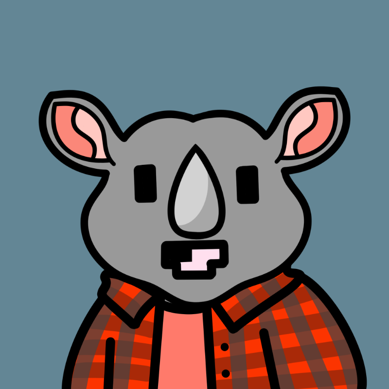 Cool Rhinoo #5 static token preview