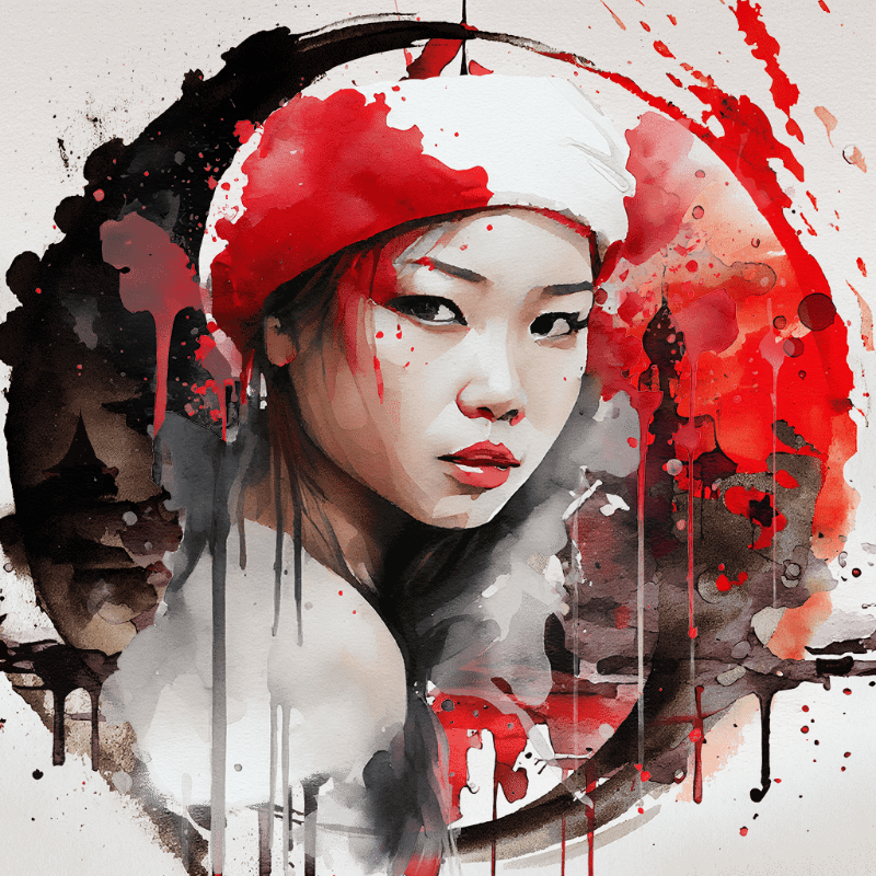 Asian Girl #4 static token preview