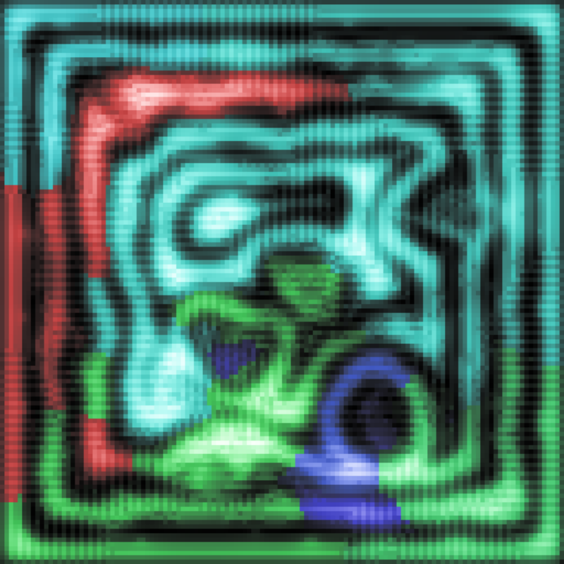 Rainbow Ripples Automaton #23 static token preview