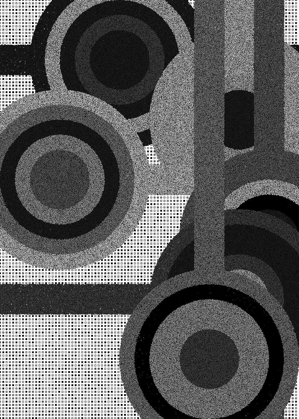 Grey Spectrum #7 static token preview