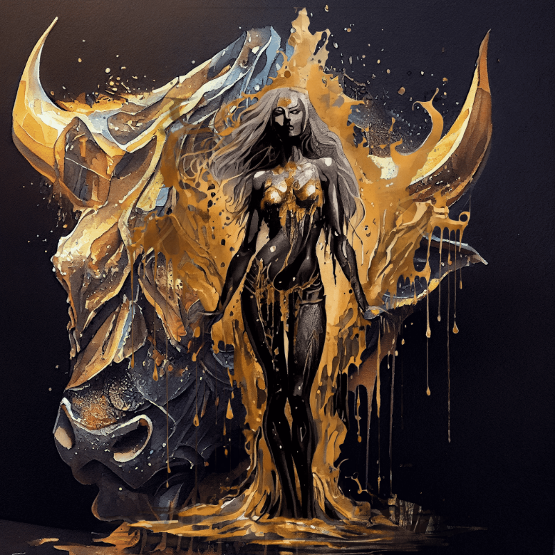Golden Hera #4 static token preview
