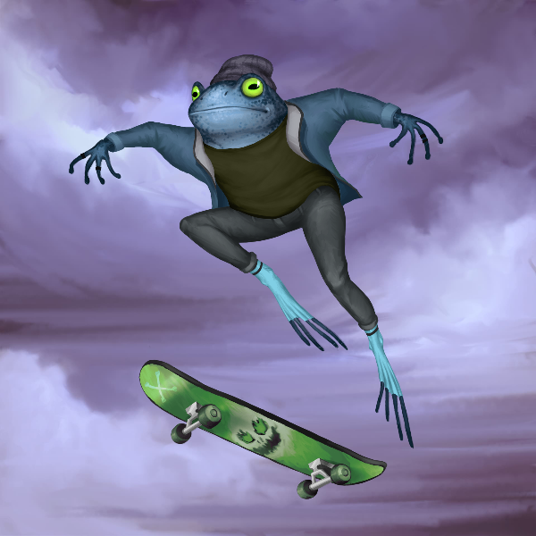 SKATER FROGS 🐸 #13 static token preview