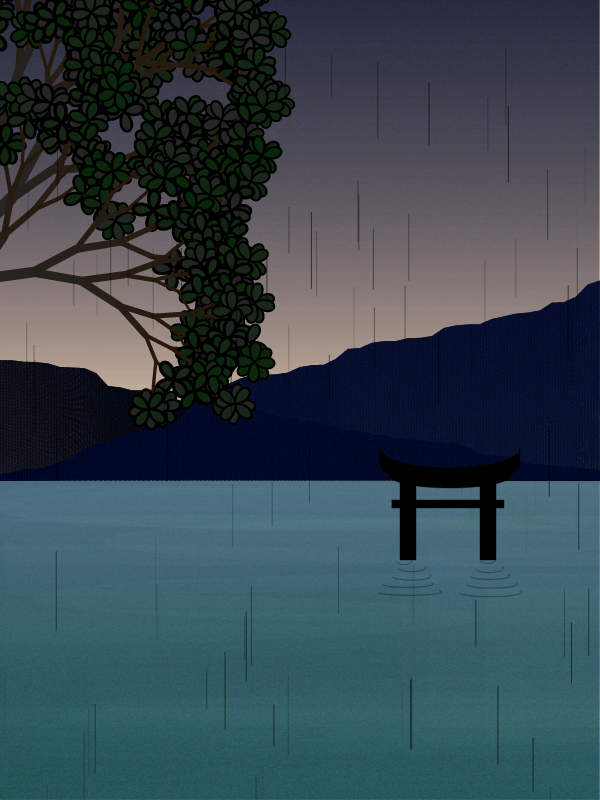 Foggy morning in a village near Tokyo #2 static token preview