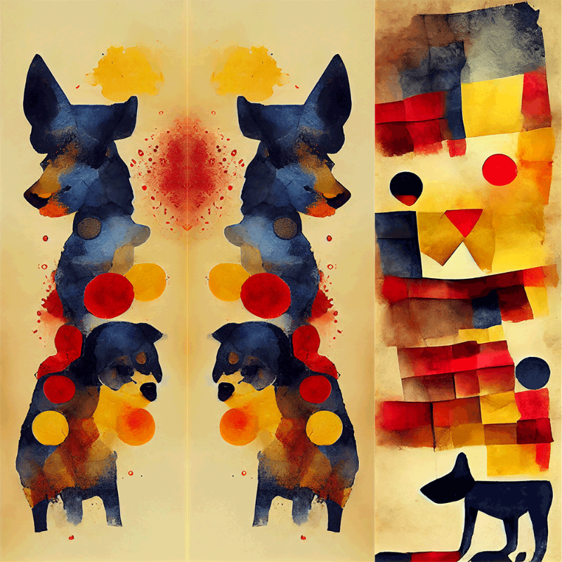 AI Dogs #8 static token preview