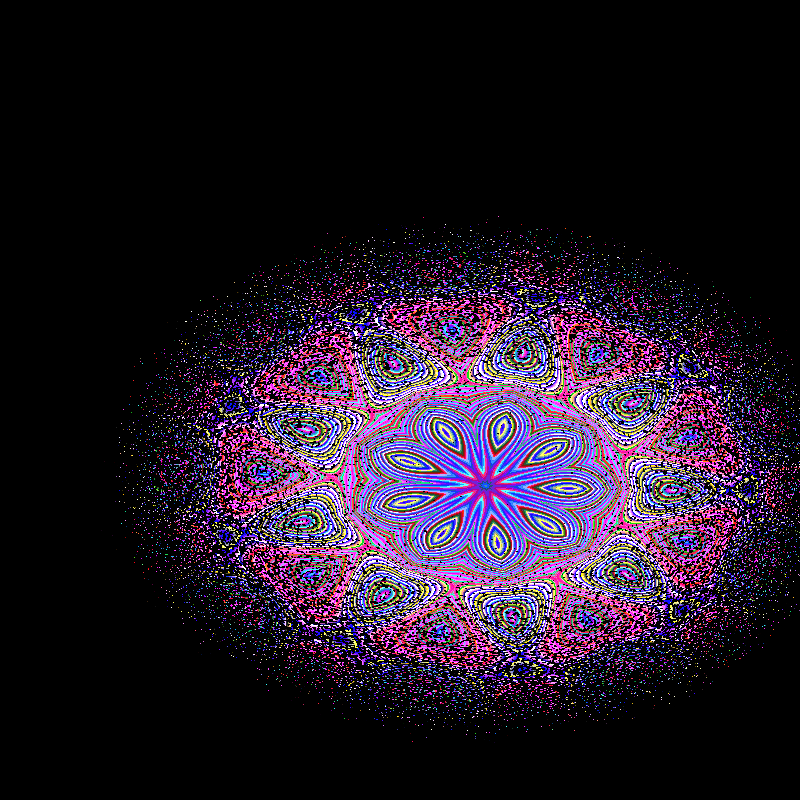 Flowerverse.xyz - (re)generative project #1 static token preview