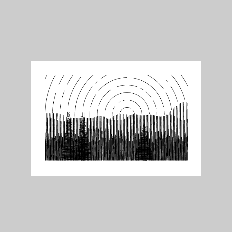 Layered Landscapes #14 static token preview