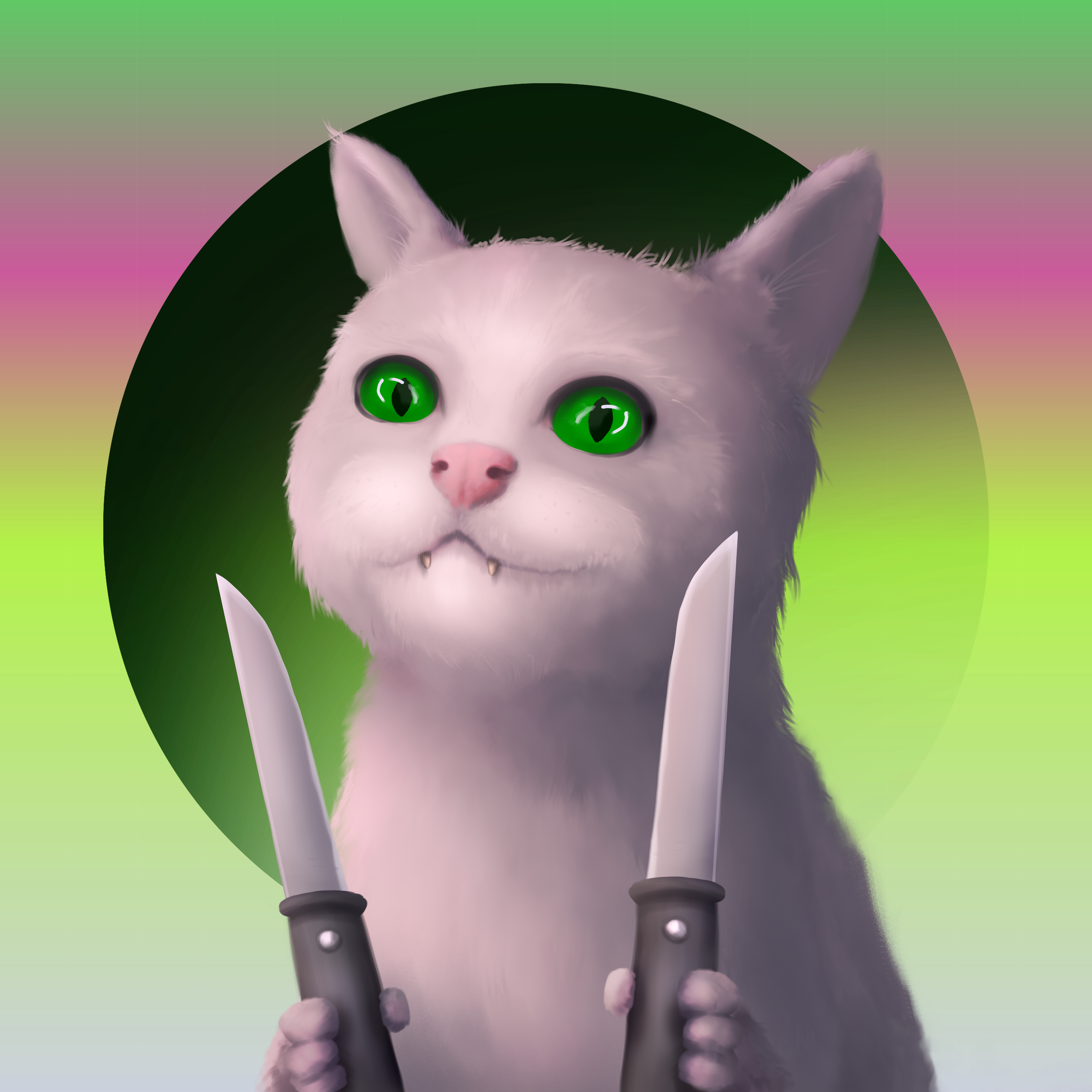 Crazy cat #20 static token preview