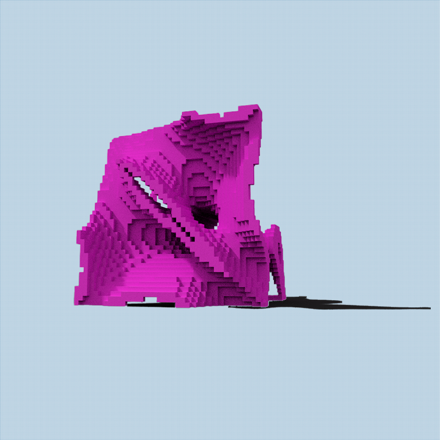‘Low-Res’ poems #15 static token preview