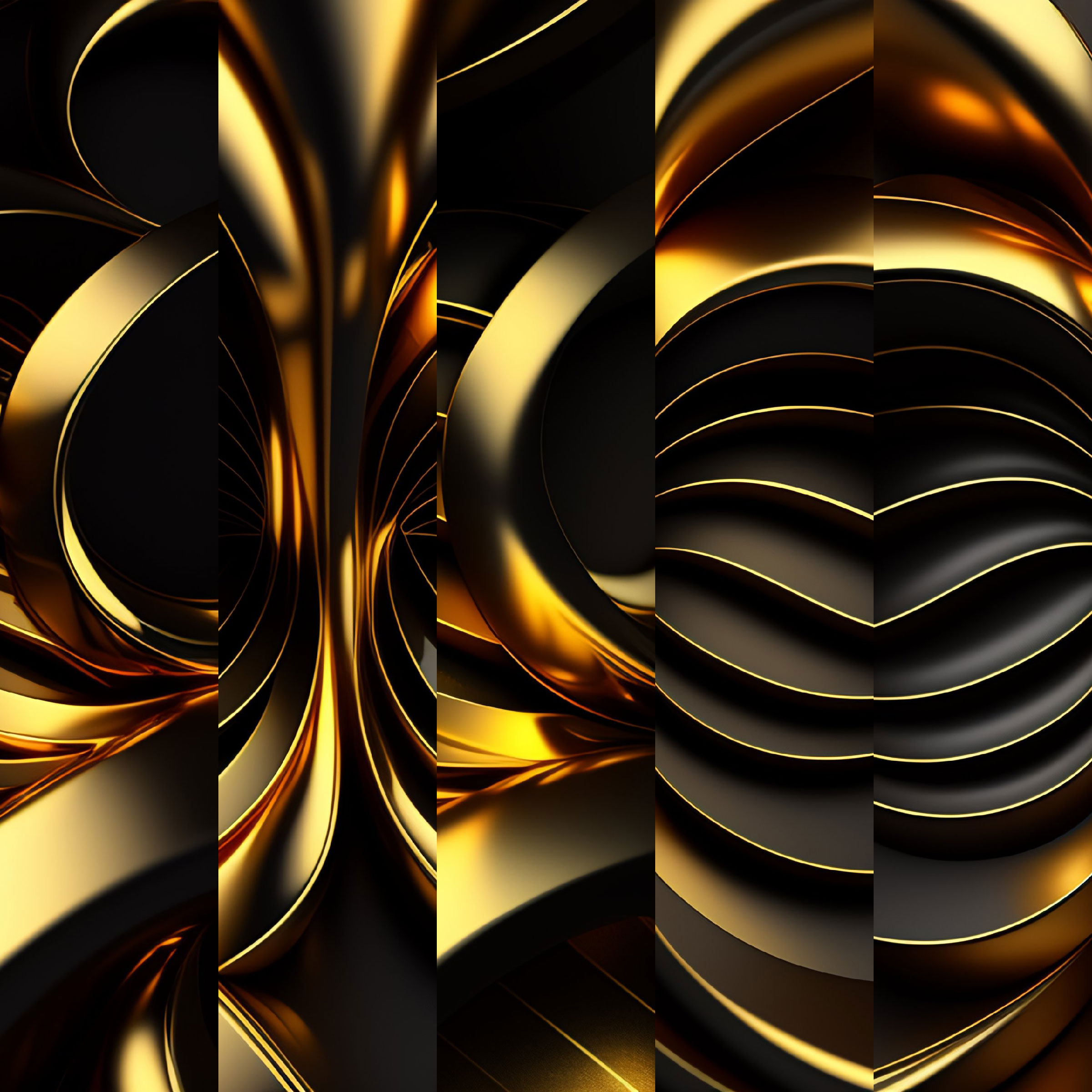 Golden Waves #2 static token preview