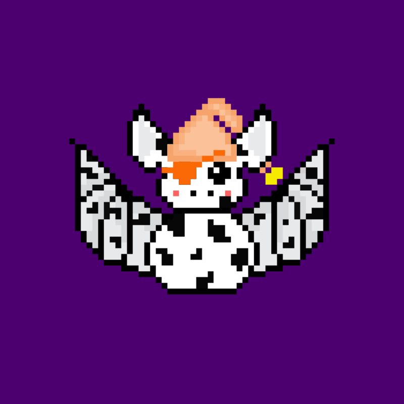 Generative Pixie Bat #19 static token preview