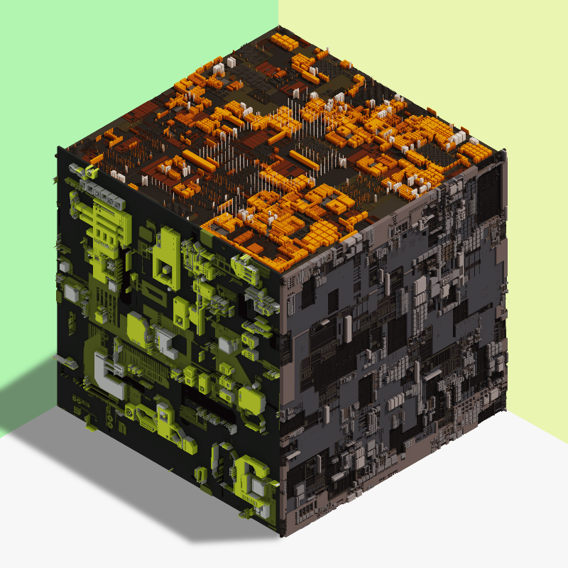 Cube generative #6 static token preview