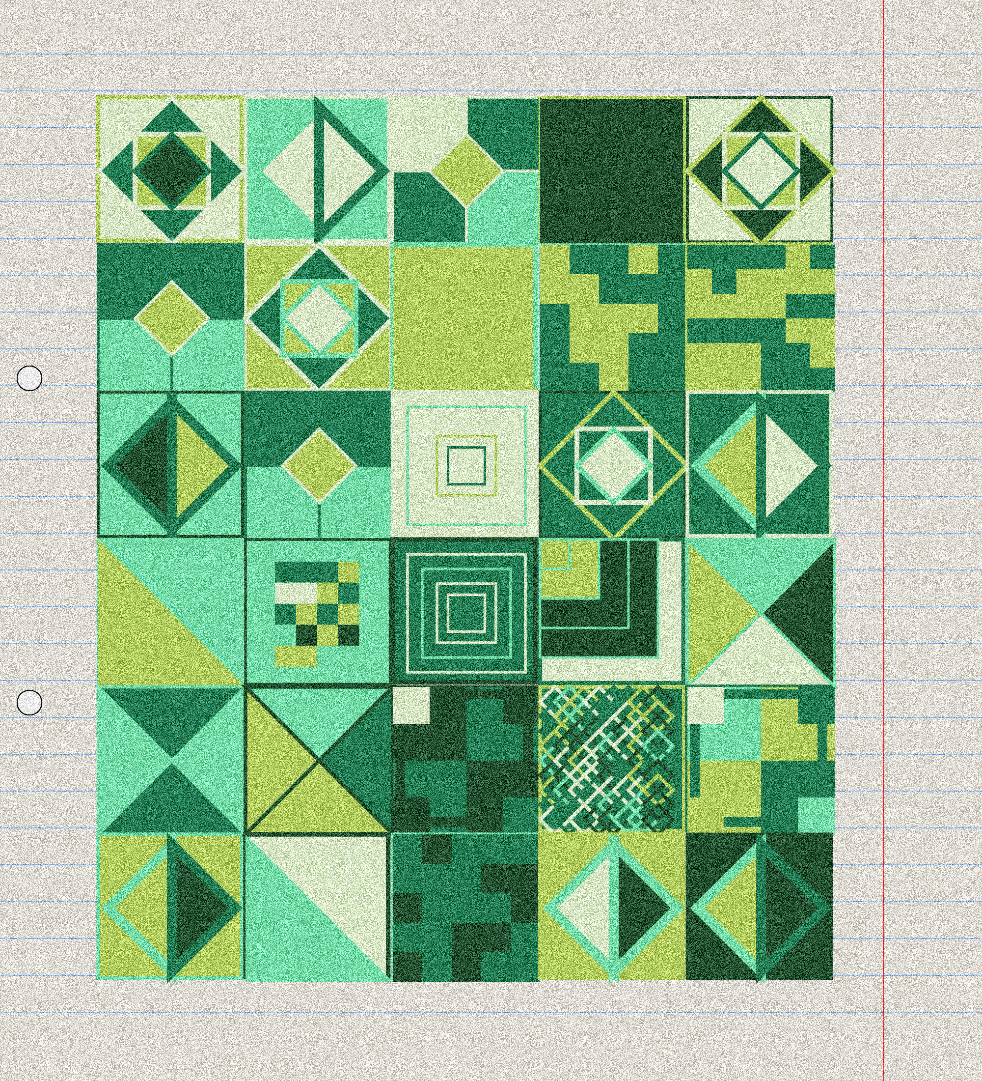sketchbook page 8: annoying grid #17 static token preview
