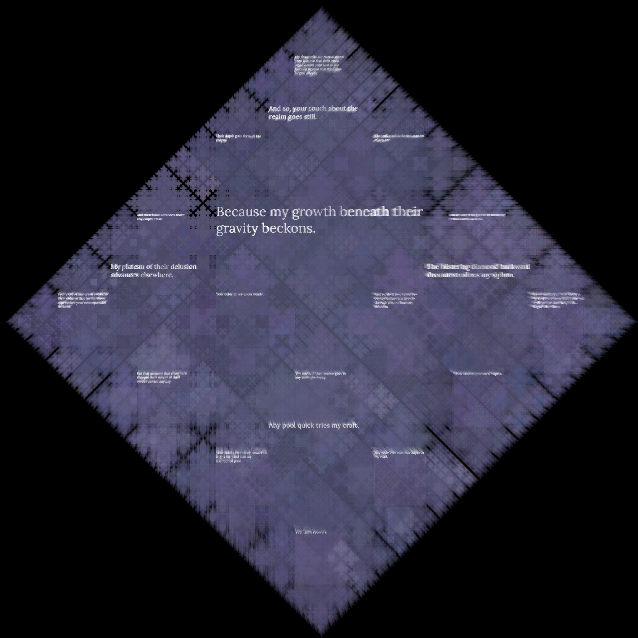Diamond Fractal Fire #20 static token preview