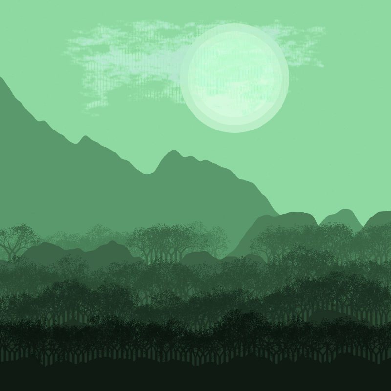 Generative Mountains #21 static token preview