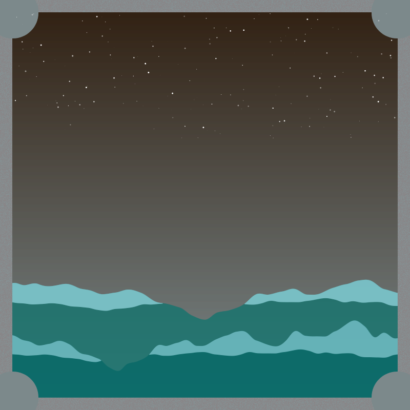 Stars and snow in the Andes Mountains #6 static token preview