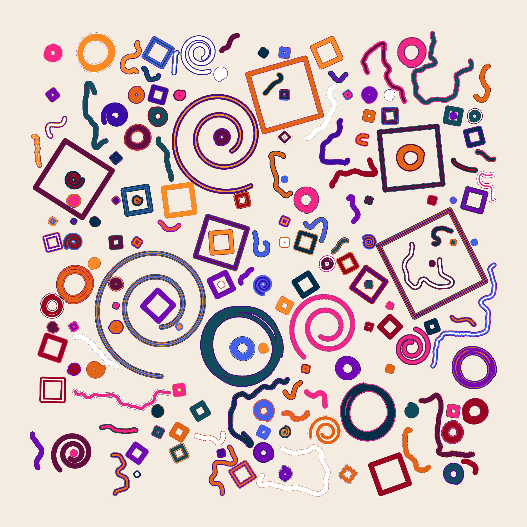 fields, sketches #16 static token preview