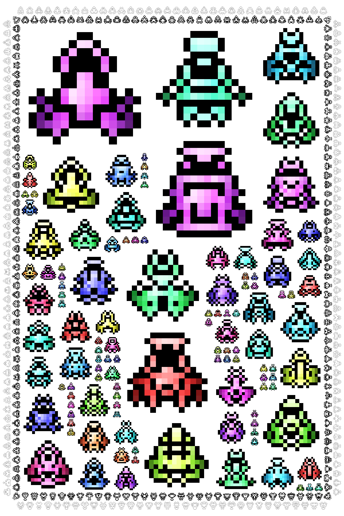 Pixel Spaceships #23 static token preview