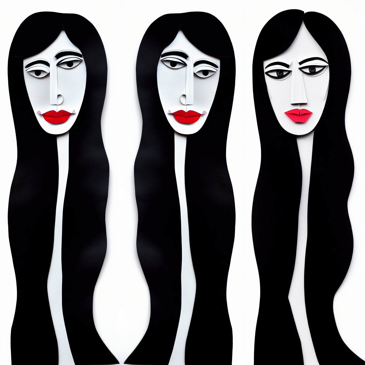 Long hair #5 static token preview