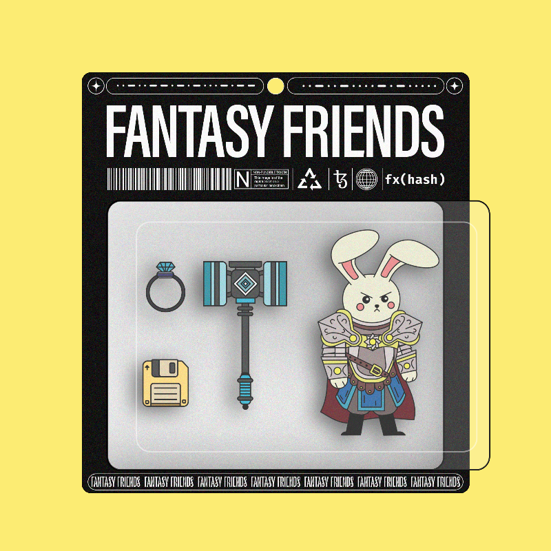 Fantasy Friends #19 static token preview