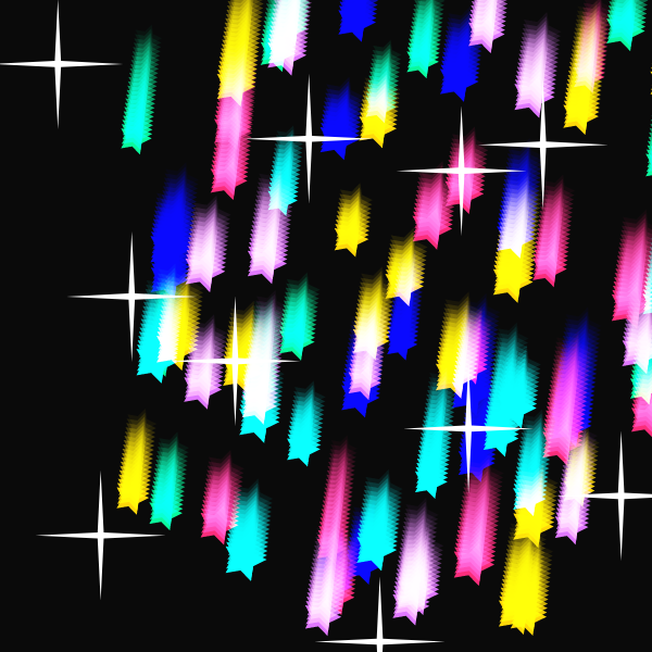Shooting stars #9 static token preview