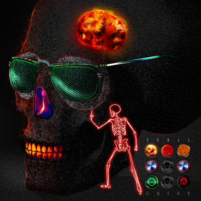 Scratch Skulls #4 static token preview