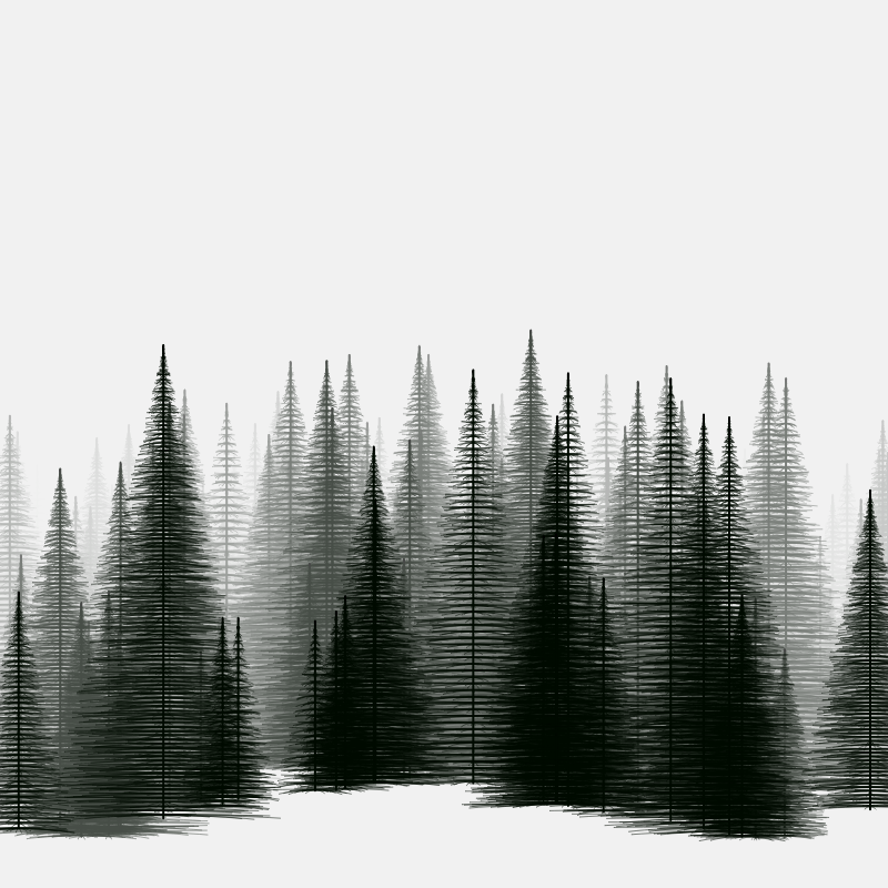 Pine trees in the cold #16 static token preview