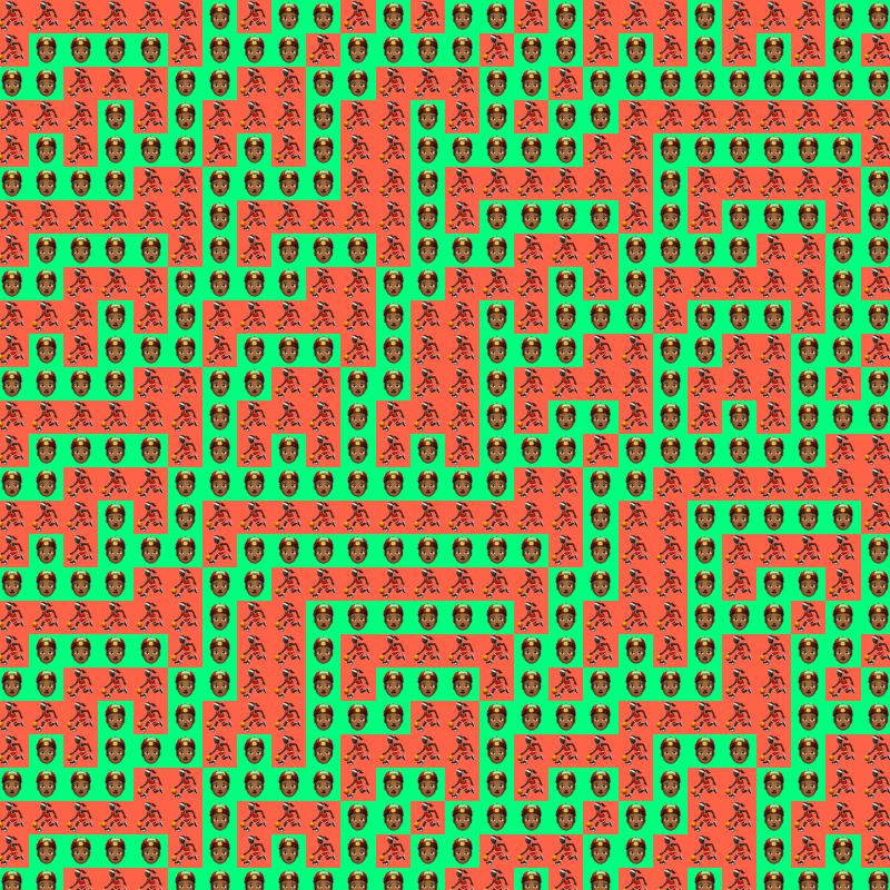 Elementary Cellular Emoji Automata #1 static token preview