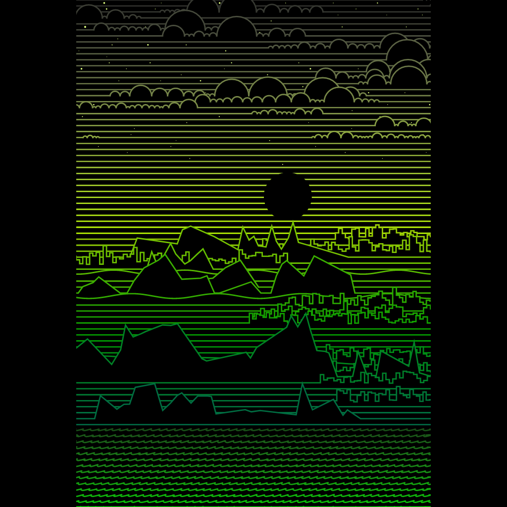 lightscapes//linescapes//darkscapes #19 static token preview