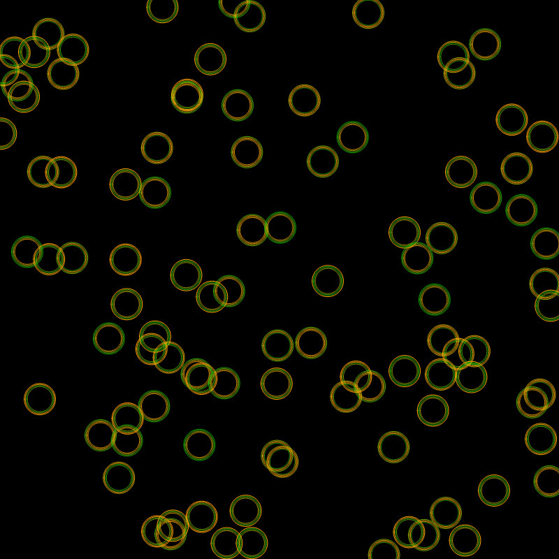 Bouncing circles #16 static token preview