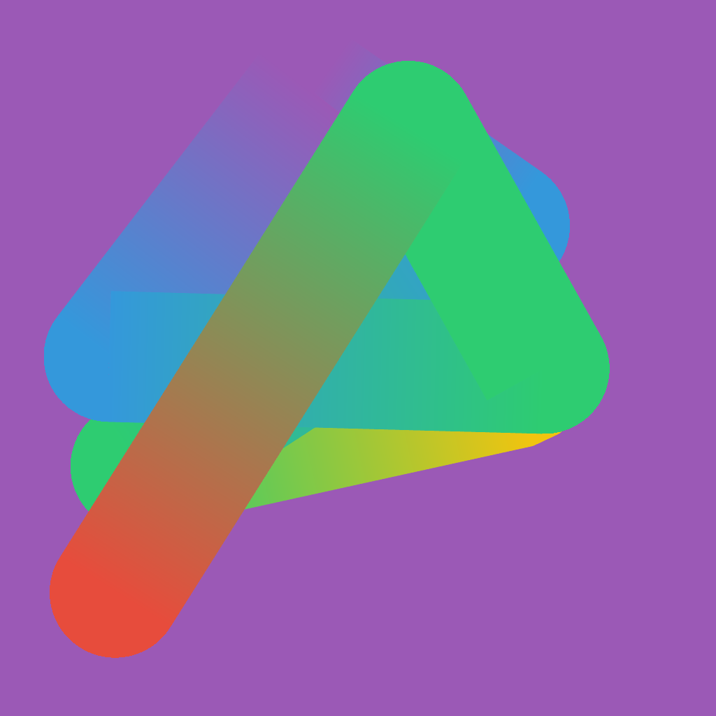 Rainbow Swirls #20 static token preview