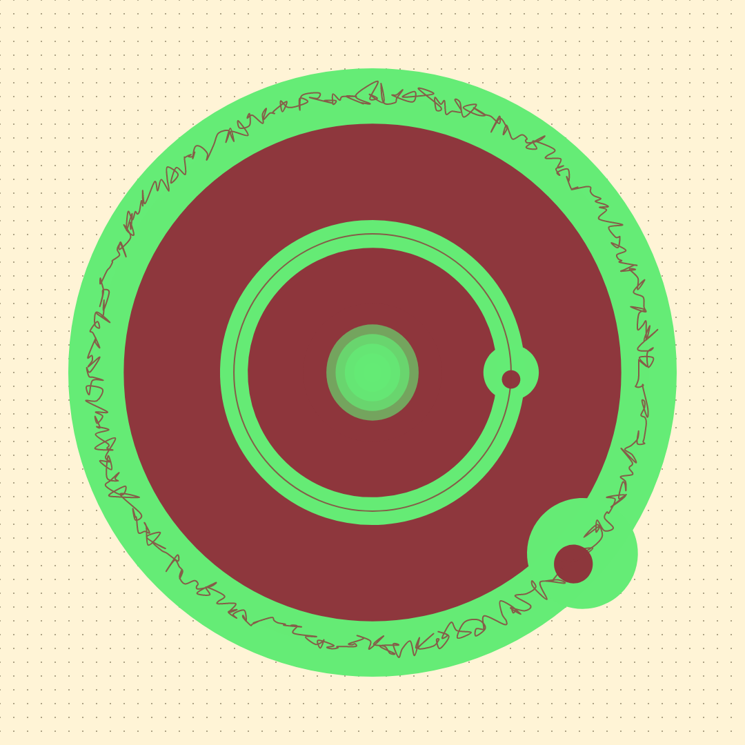 Circles on a dotted Grid #15 static token preview