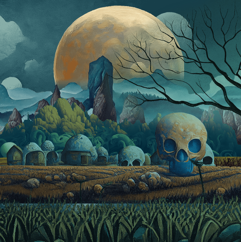 Skull Village #20 static token preview