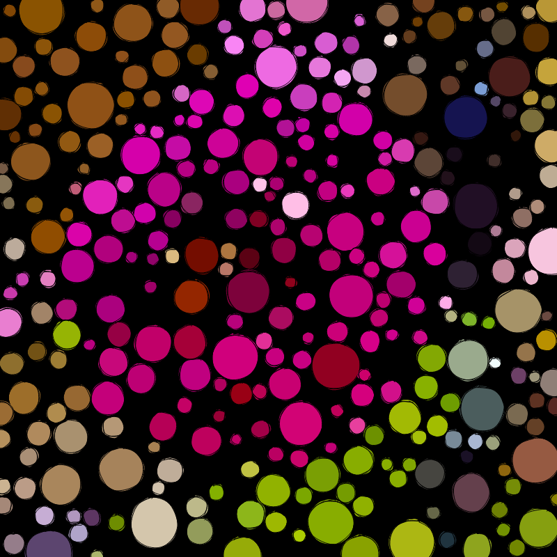 roughly packed flowers #21 static token preview
