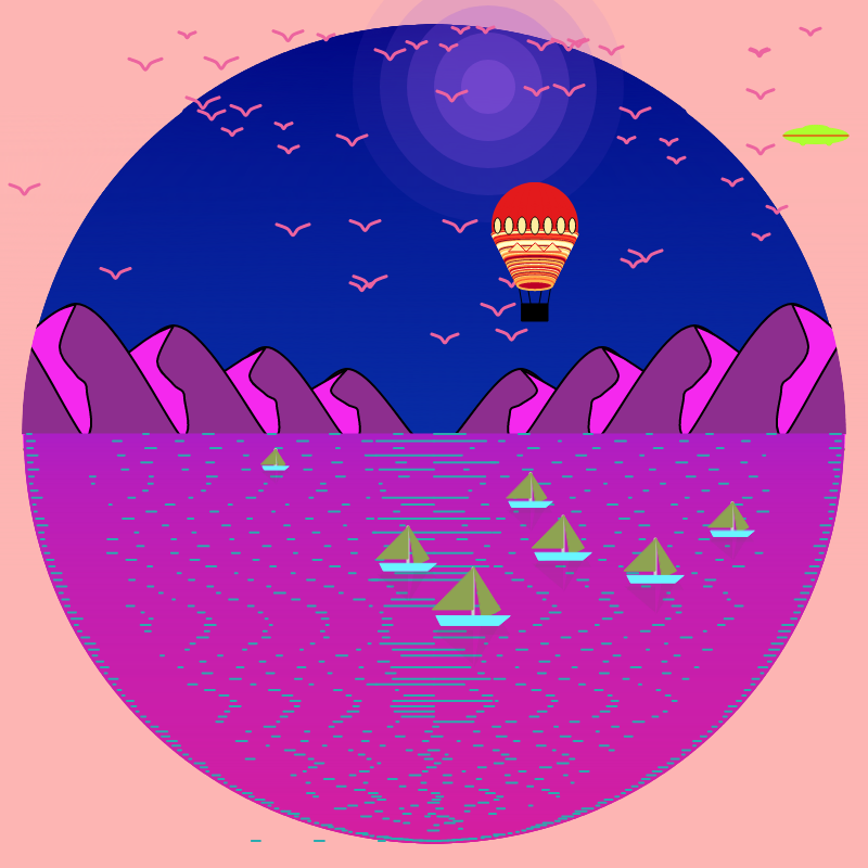 Sunset View #18 static token preview