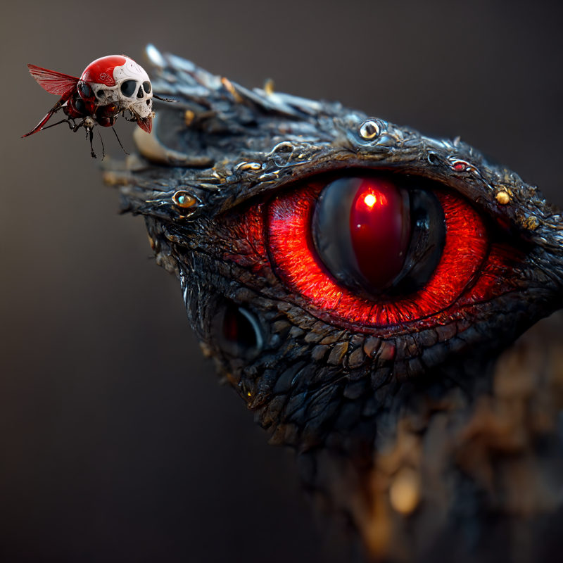 AI Eyes and Insect #12 static token preview