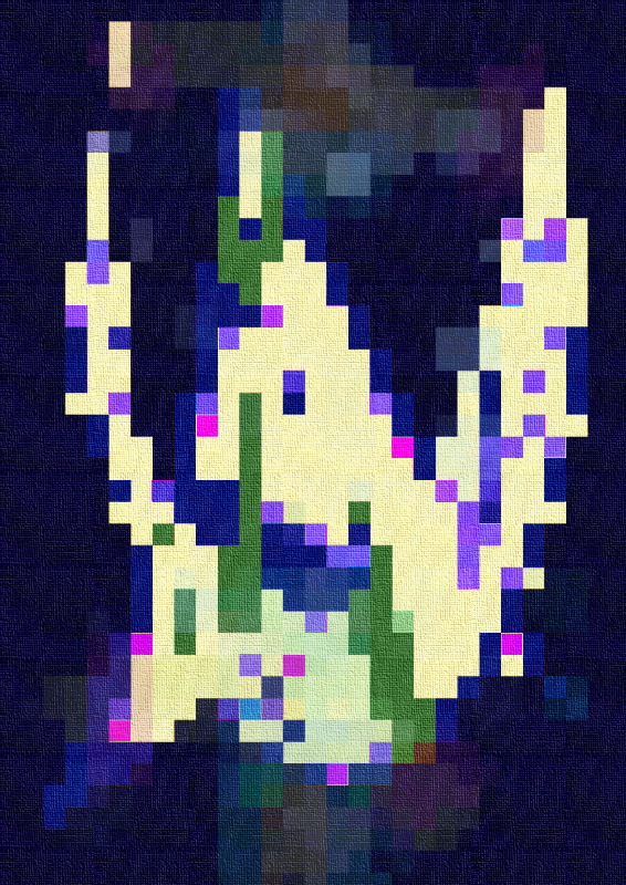 Minimalist Pixelation #6 static token preview