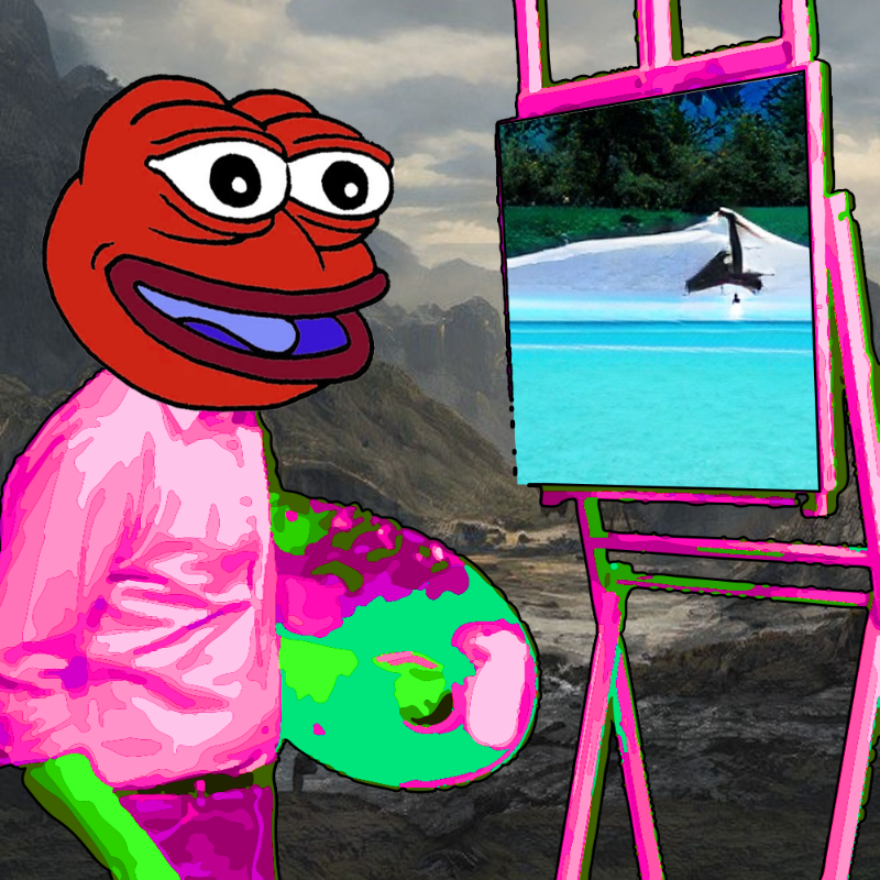 Pepe Ross goes AI #15 static token preview
