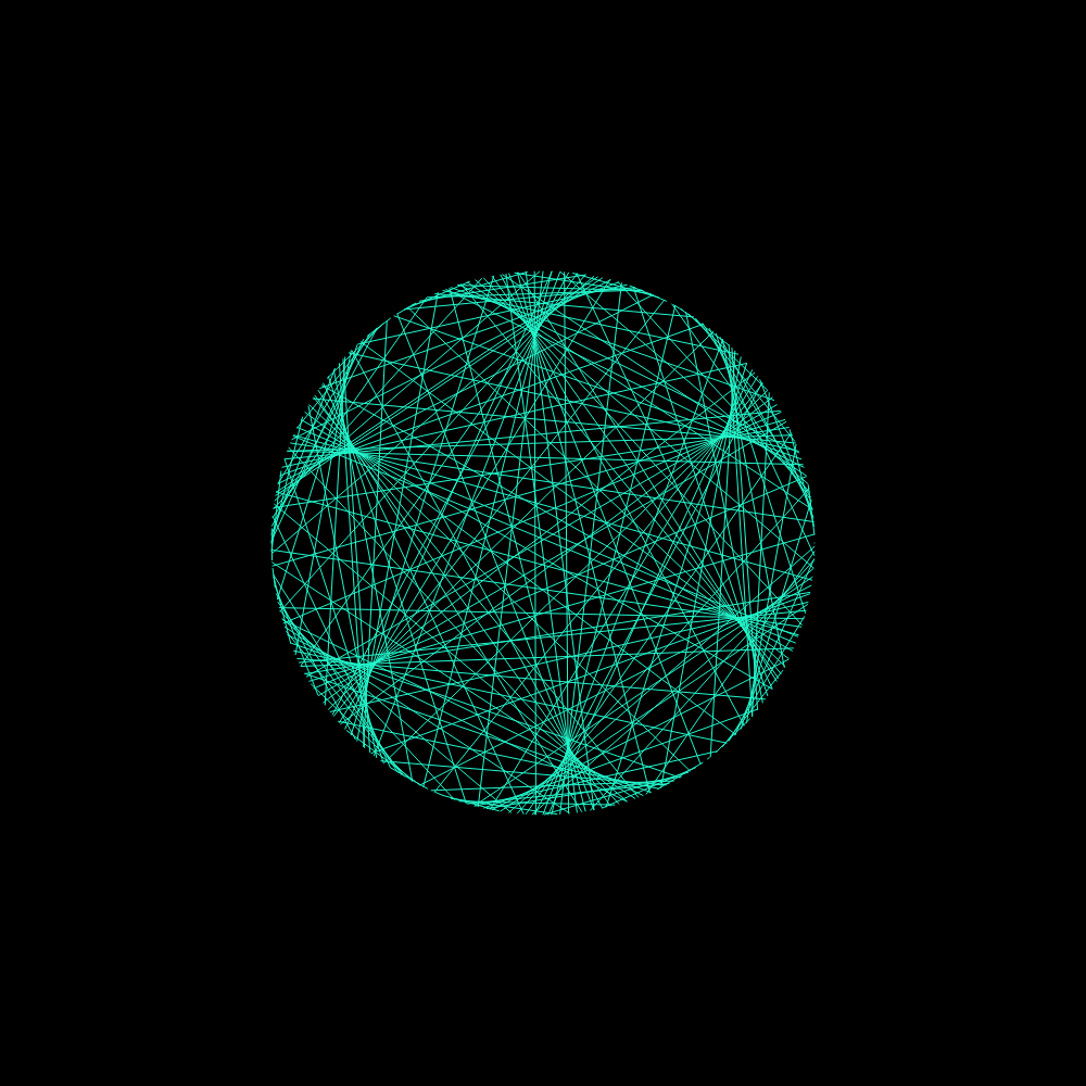 Generative Number Cycles 2D3D #6 static token preview