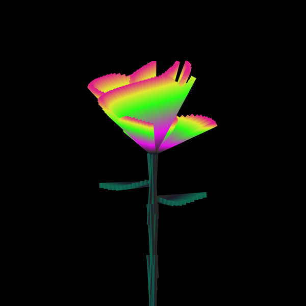 Digital Flower #18 static token preview