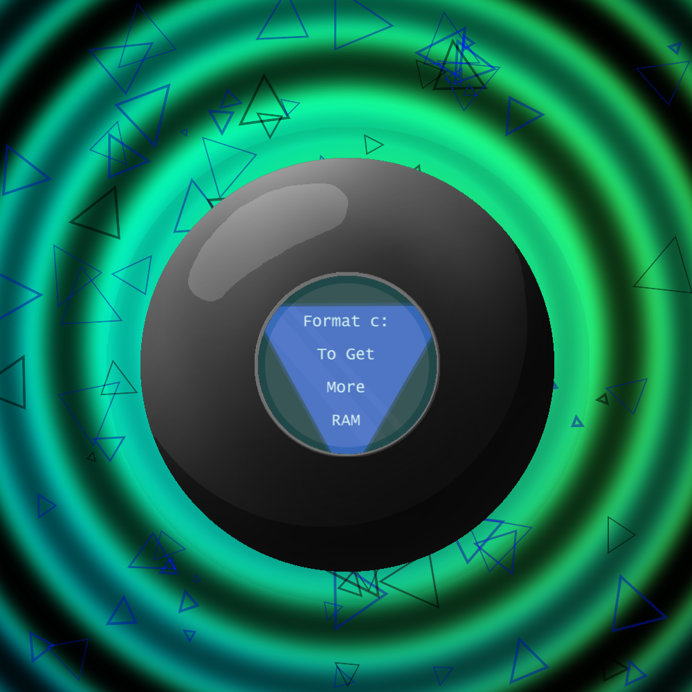 Malevolent 8 Ball #20 static token preview