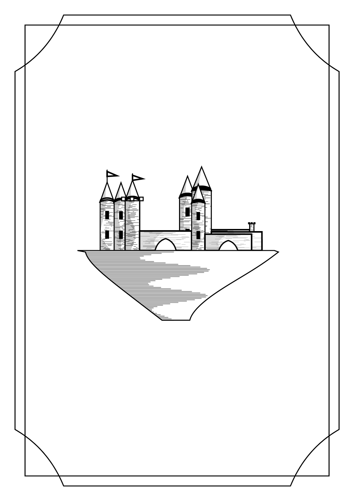 Minimalist Castle #19 static token preview