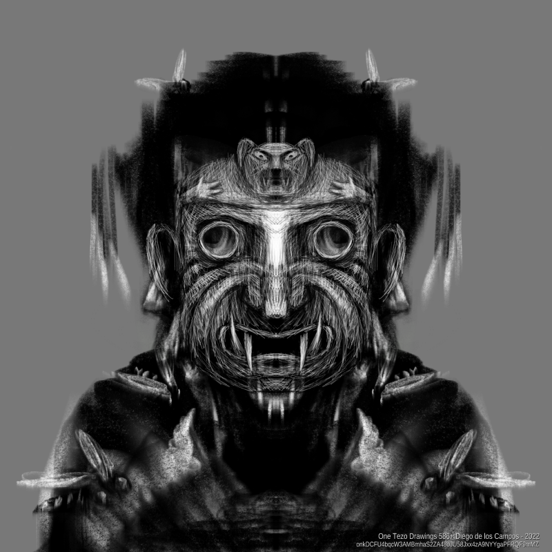 One Tezo Drawings_586+ #17 static token preview