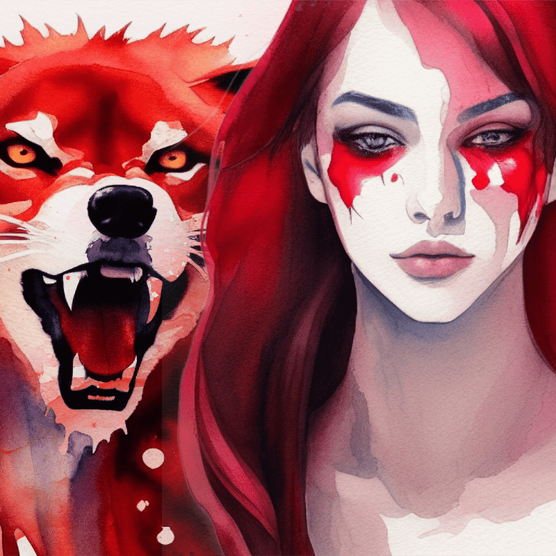 Red Wolf #1 static token preview