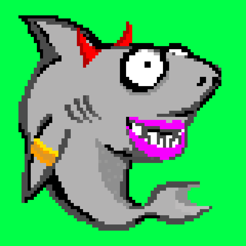 GANG SHARK #4 static token preview